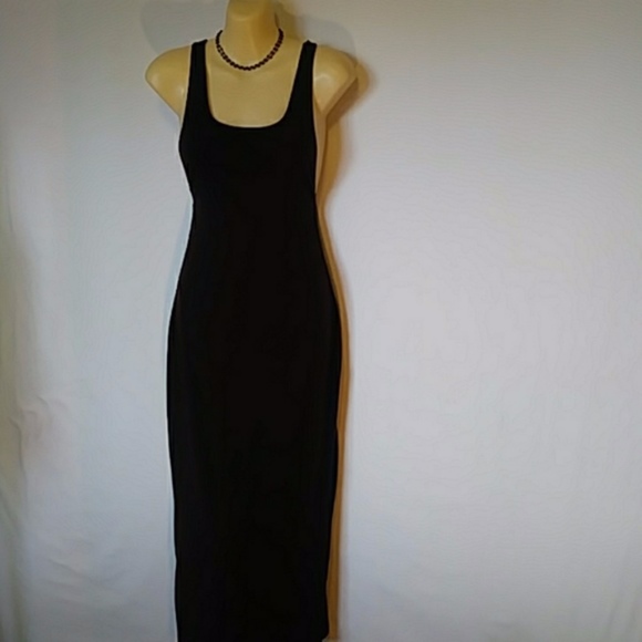ribbed maxi tank dress